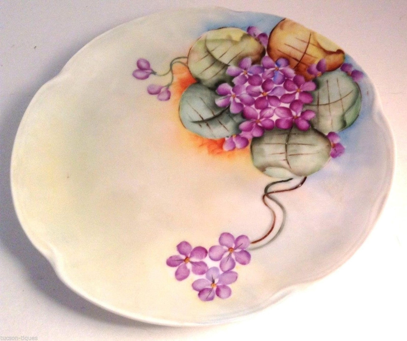 Wall Hanging Plate, Mid-Century Floral Plate, Jaeger & Co. Louise Bavaria