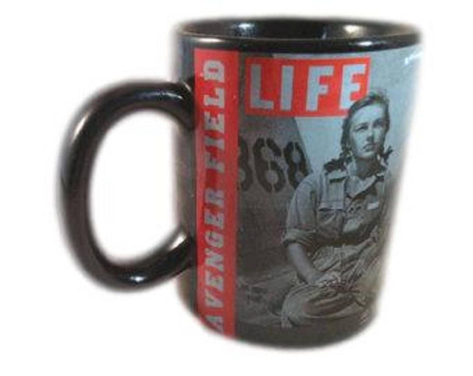 Women's Air Corp Ceramic Mug, Life Magazine Print, Large WWII Souvenir Replica