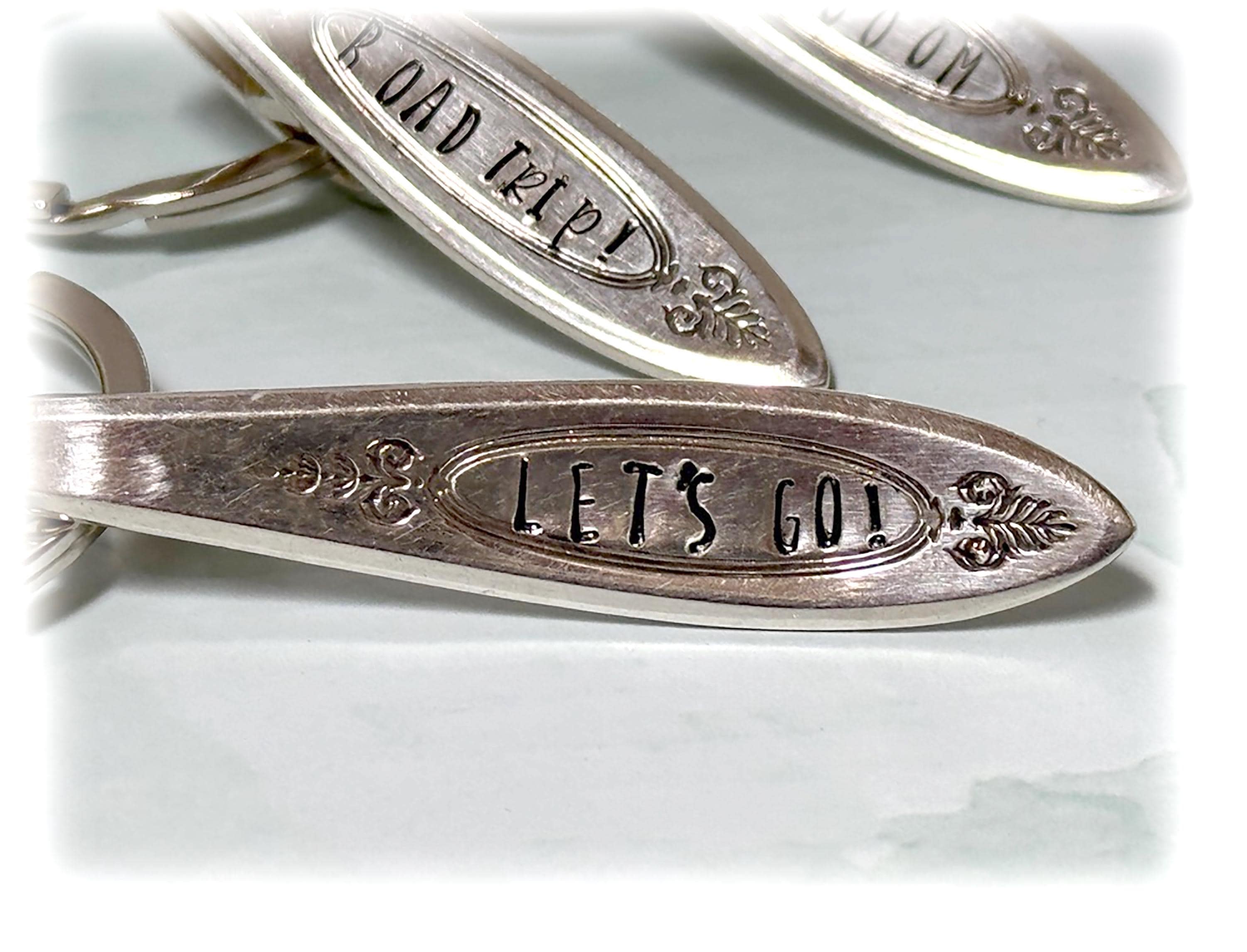 Stamped Spoon Handle Key Finder: Repurposed 1917 Adam Pattern