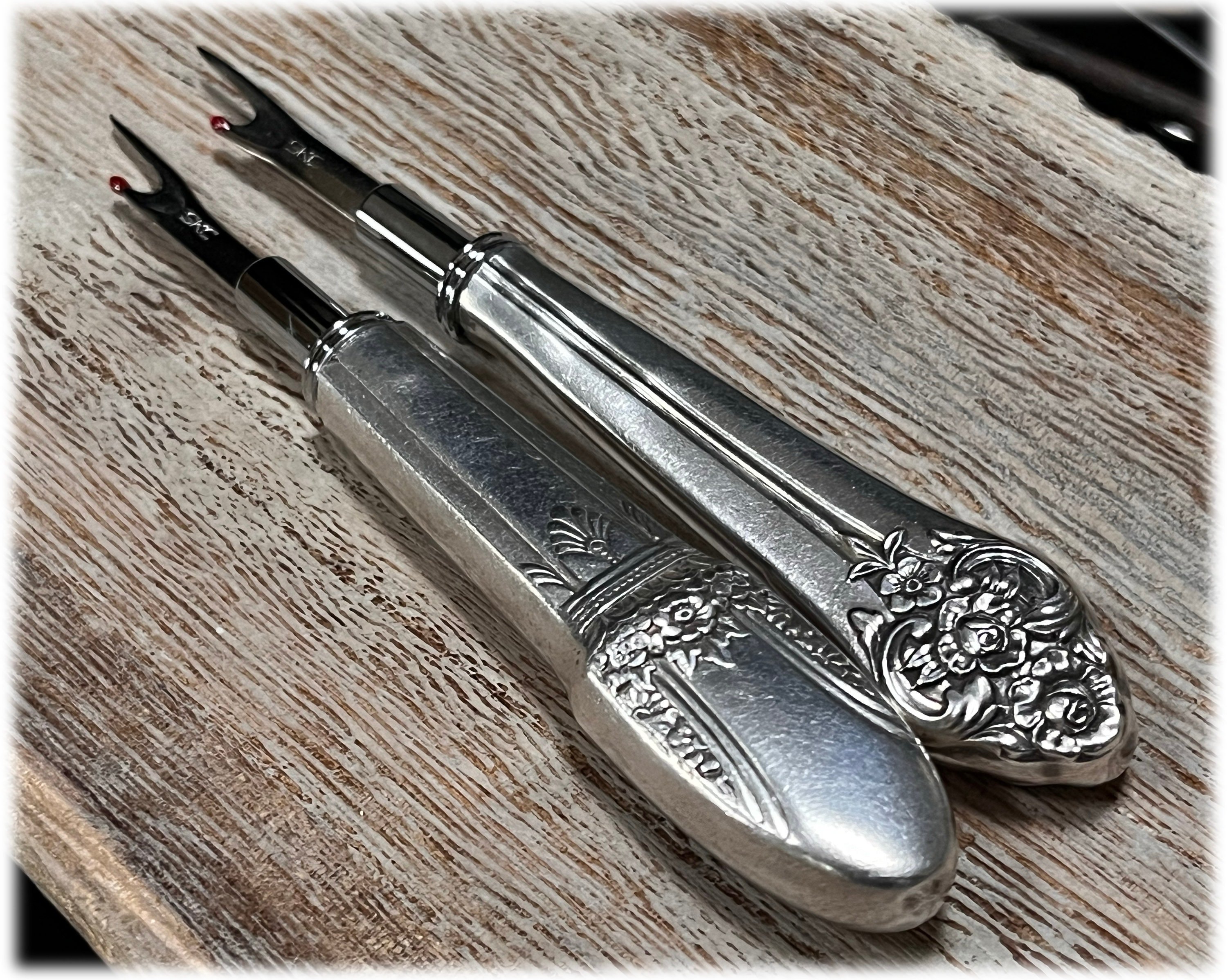 Vintage Silverplate Seam Ripper: Sewing Quilting Tool, Seamstress Gift