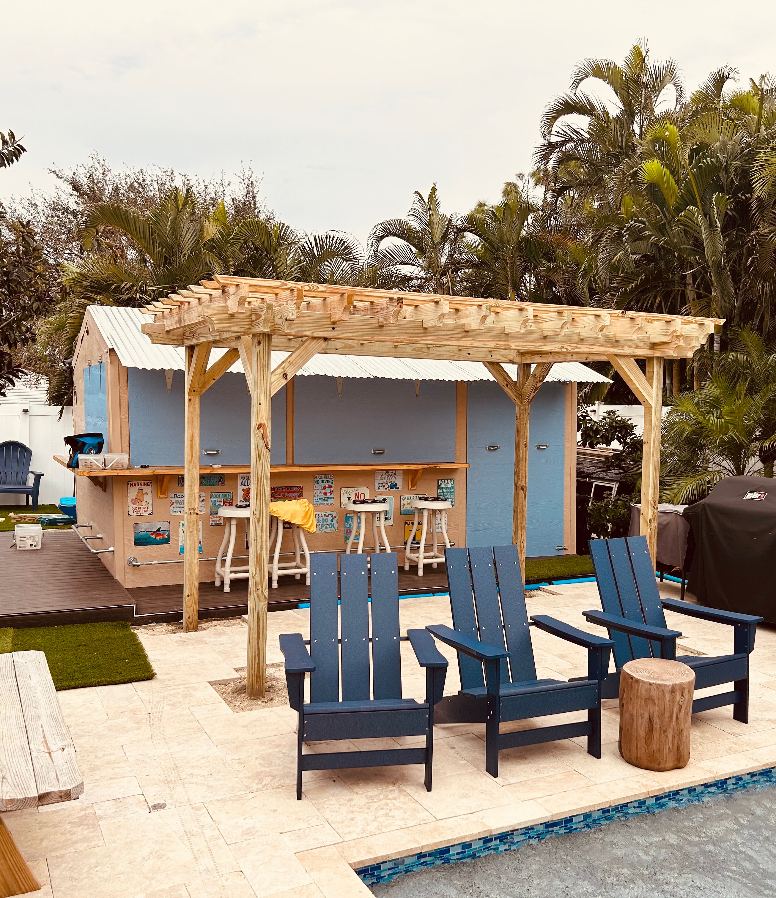 Pergola front viuew