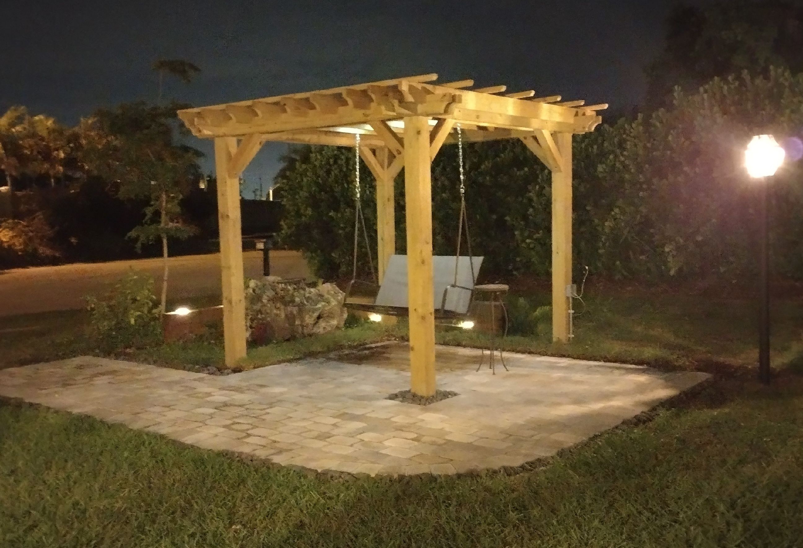 8x8 Flat Top Pergola