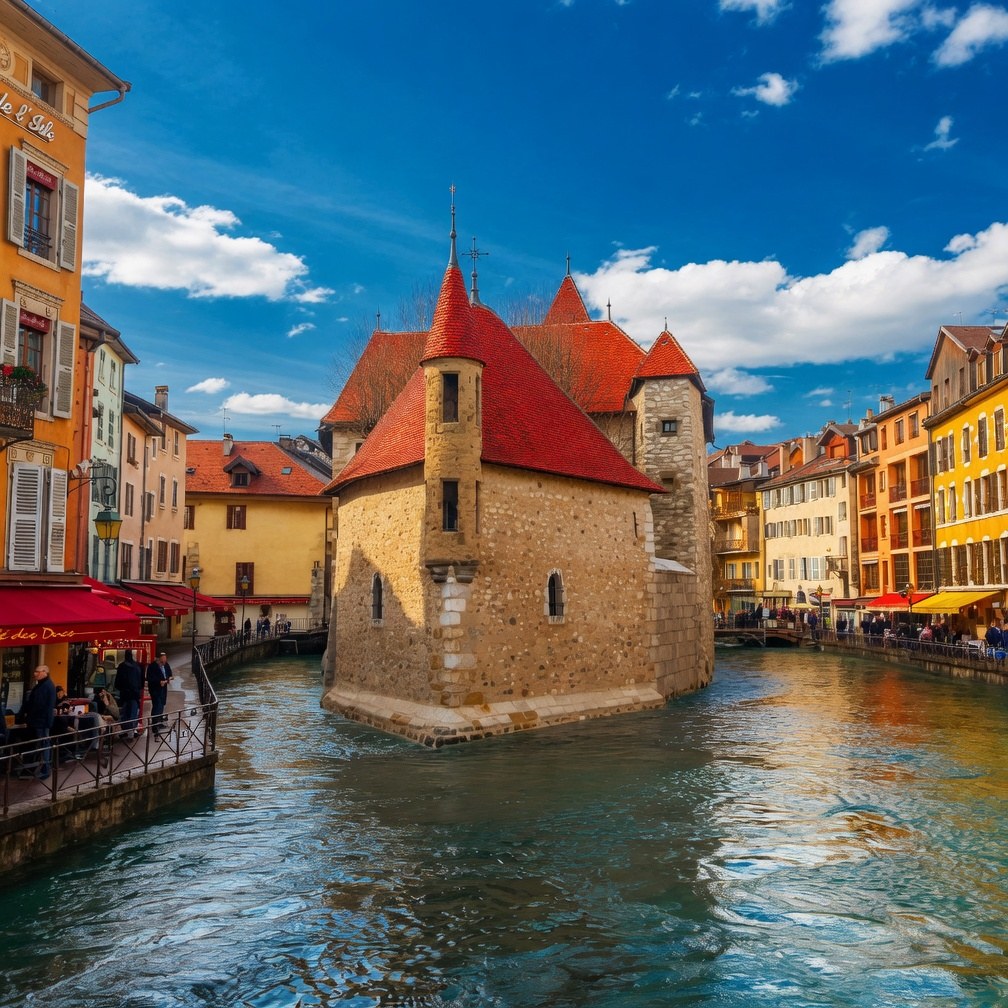 Travel photograph of Annecy, France