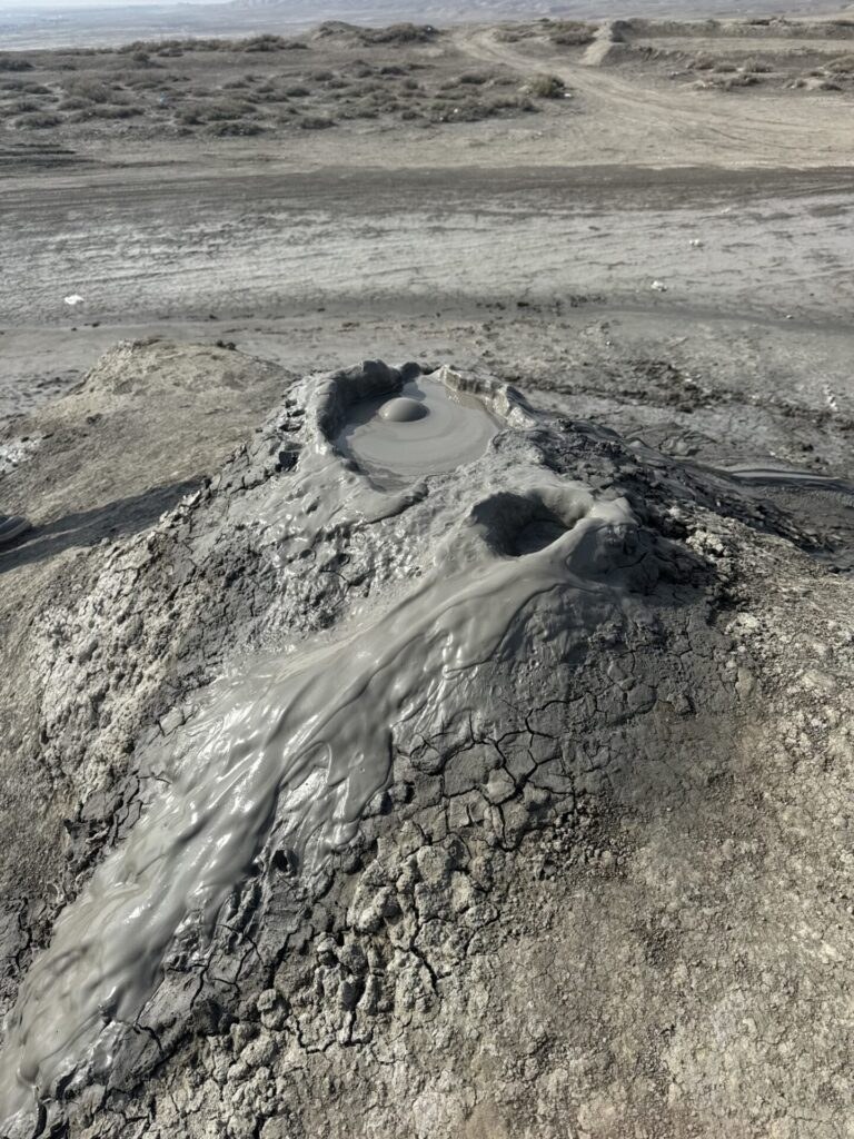 Mud volcanoes in Baku explode!