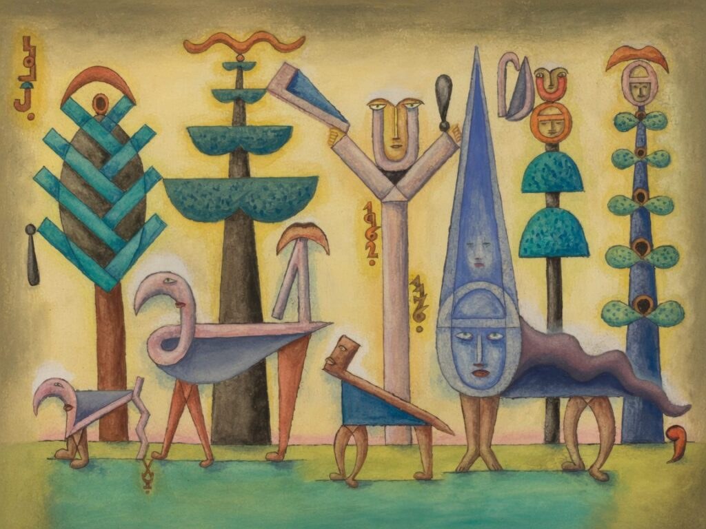 Travel photograph of Xul Solar Painting