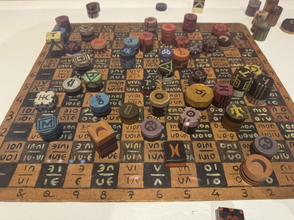 Travel photograph of Chess Set at Xul Solar Museum in Buenos Aires