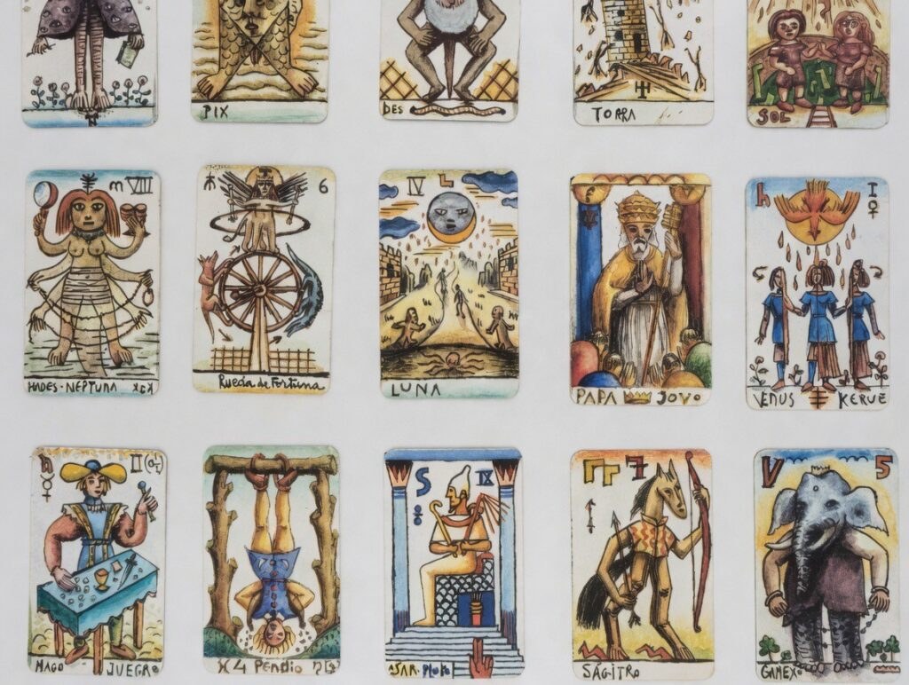 Travel photograph of Tarot Cards at Xul Solar Museum