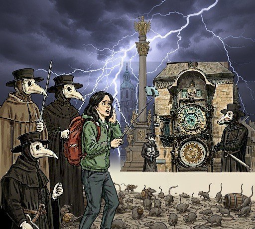 Travel photograph of Czech Time Travel to Plague Epidemic