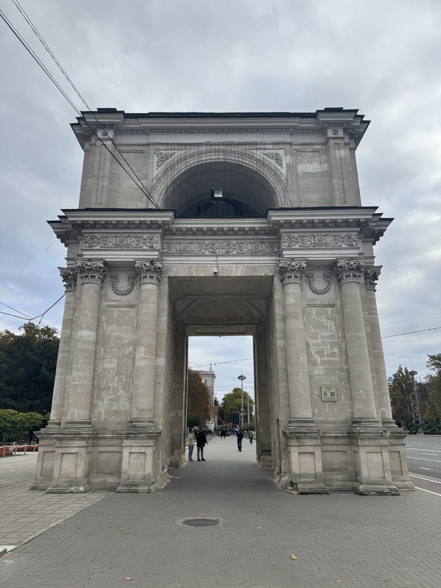 The Triumphal Arch in Chișinău, Moldova