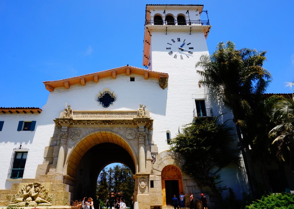 Courthouse in Santa Barbara, California