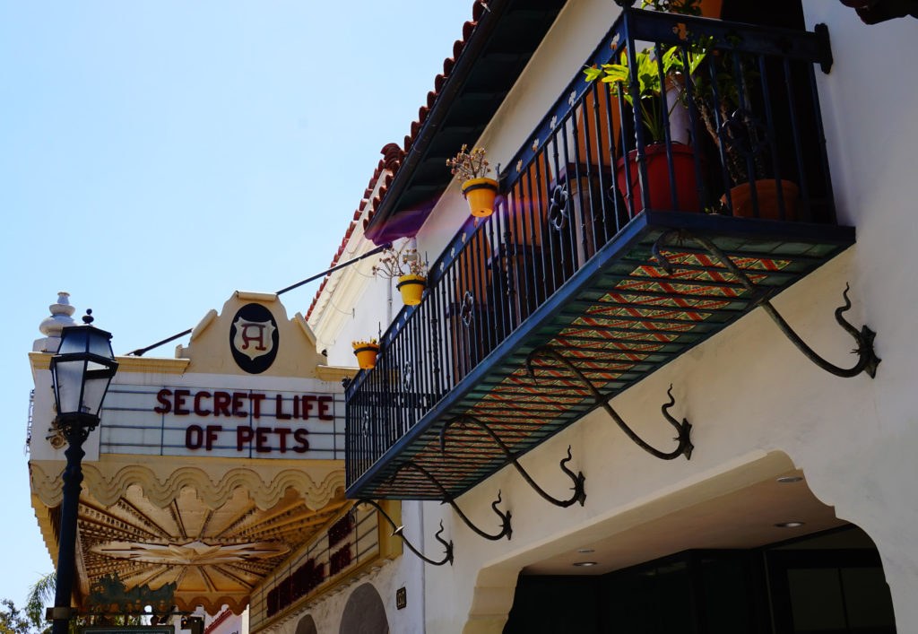 Movie Theater on State Street in Santa Barbara
