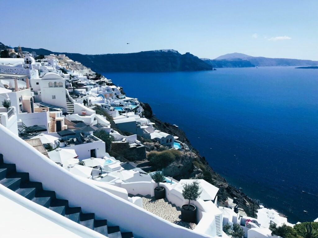 Travel photograph of Santorini Island