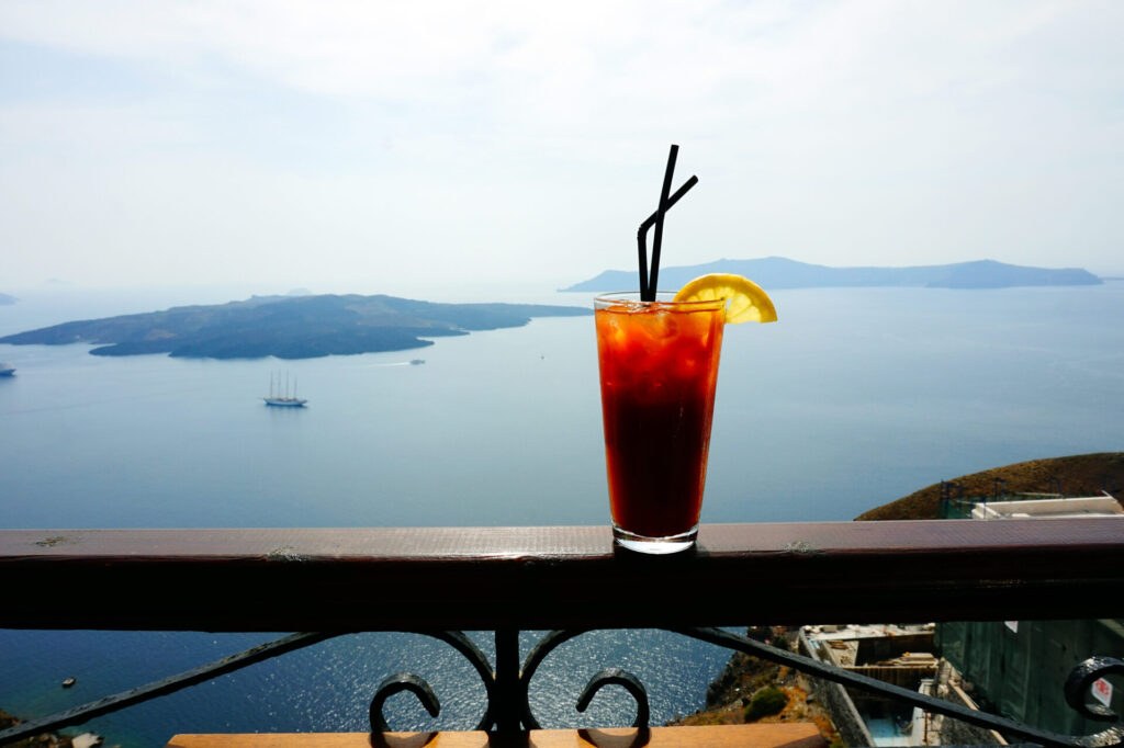 Travel photograph of Santorini Island