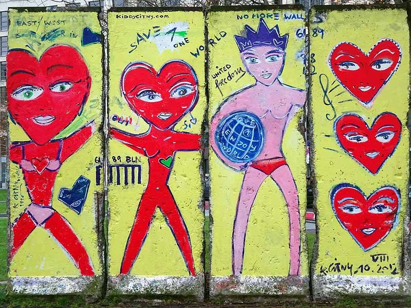 Travel photograph of street art meets parallel worlds