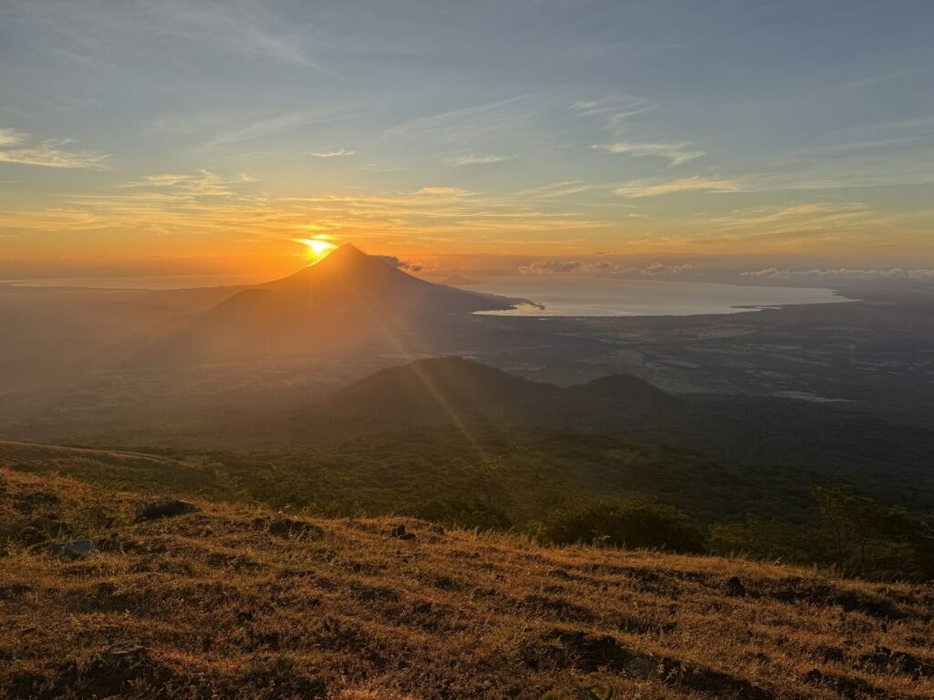 Volcano Bridge Tours - Sunrise at the El Hoyo Volcano in Leon, Nicaragua