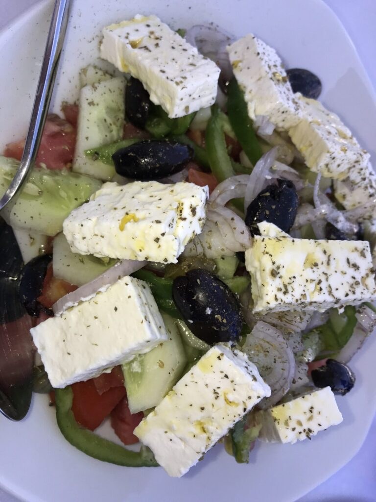Volcano Bridge Tours - Greek food in Santorini