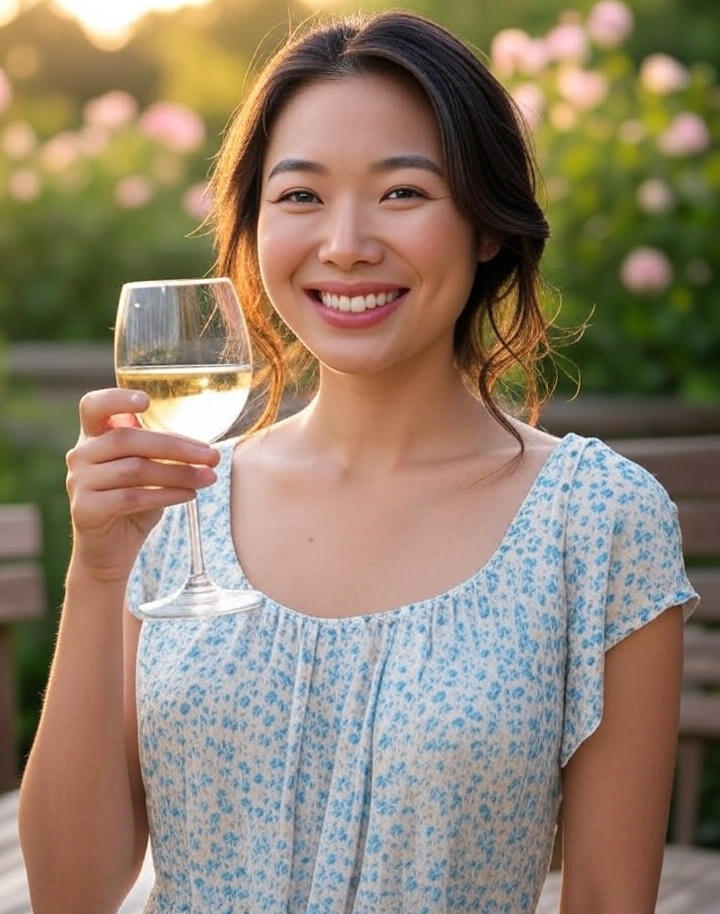 Travel photograph of wine contest at art museum