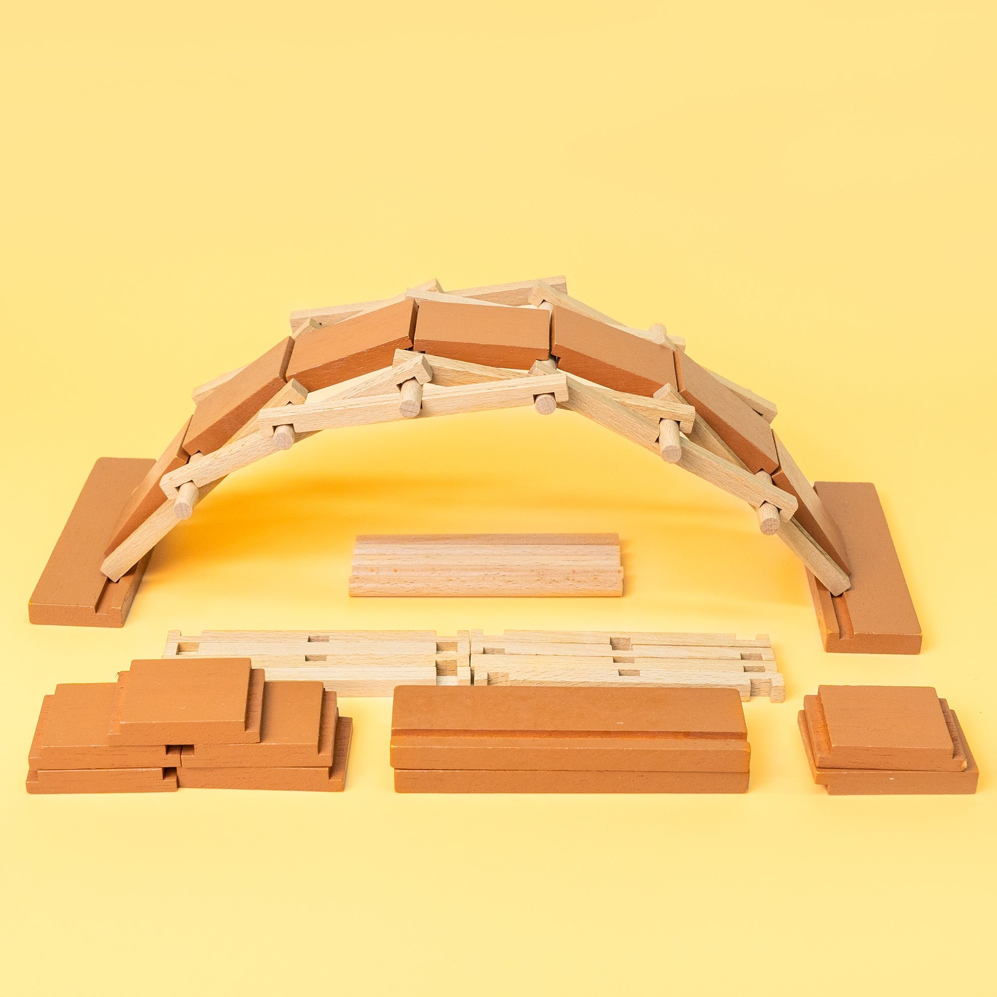 DIY self-supporting bridge kit