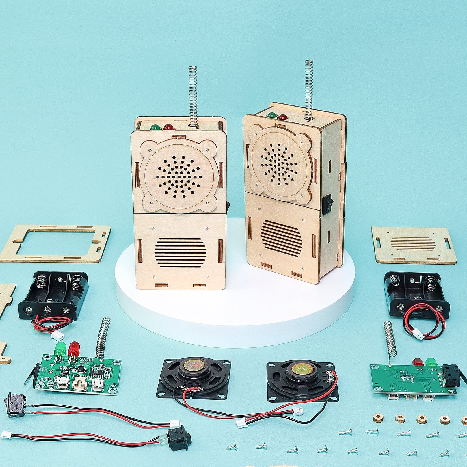 Build and Learn walkie talkie kit