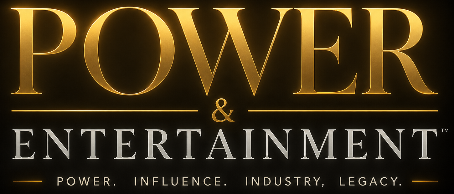 Power & Entertainment. Power. Influence. Industry. Legacy.