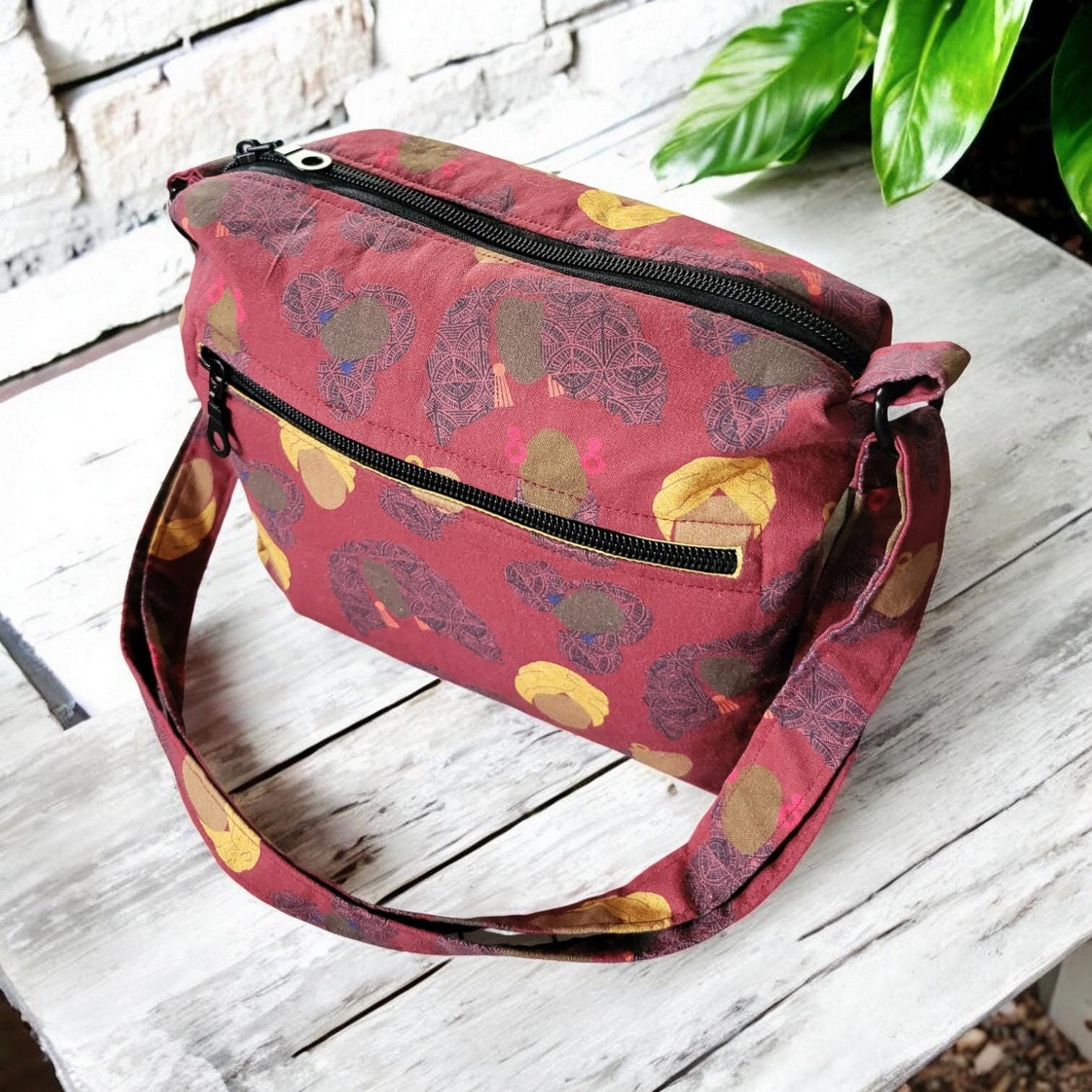 Casual Crossbody Zipper Top Bag, Light Weight Shoulder Bag