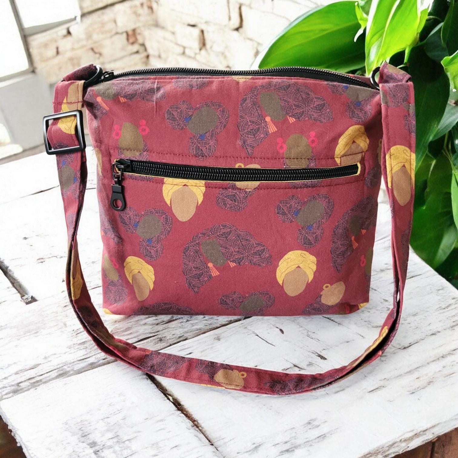 Casual Crossbody Zipper Top Bag, Light Weight Shoulder Bag, view 10