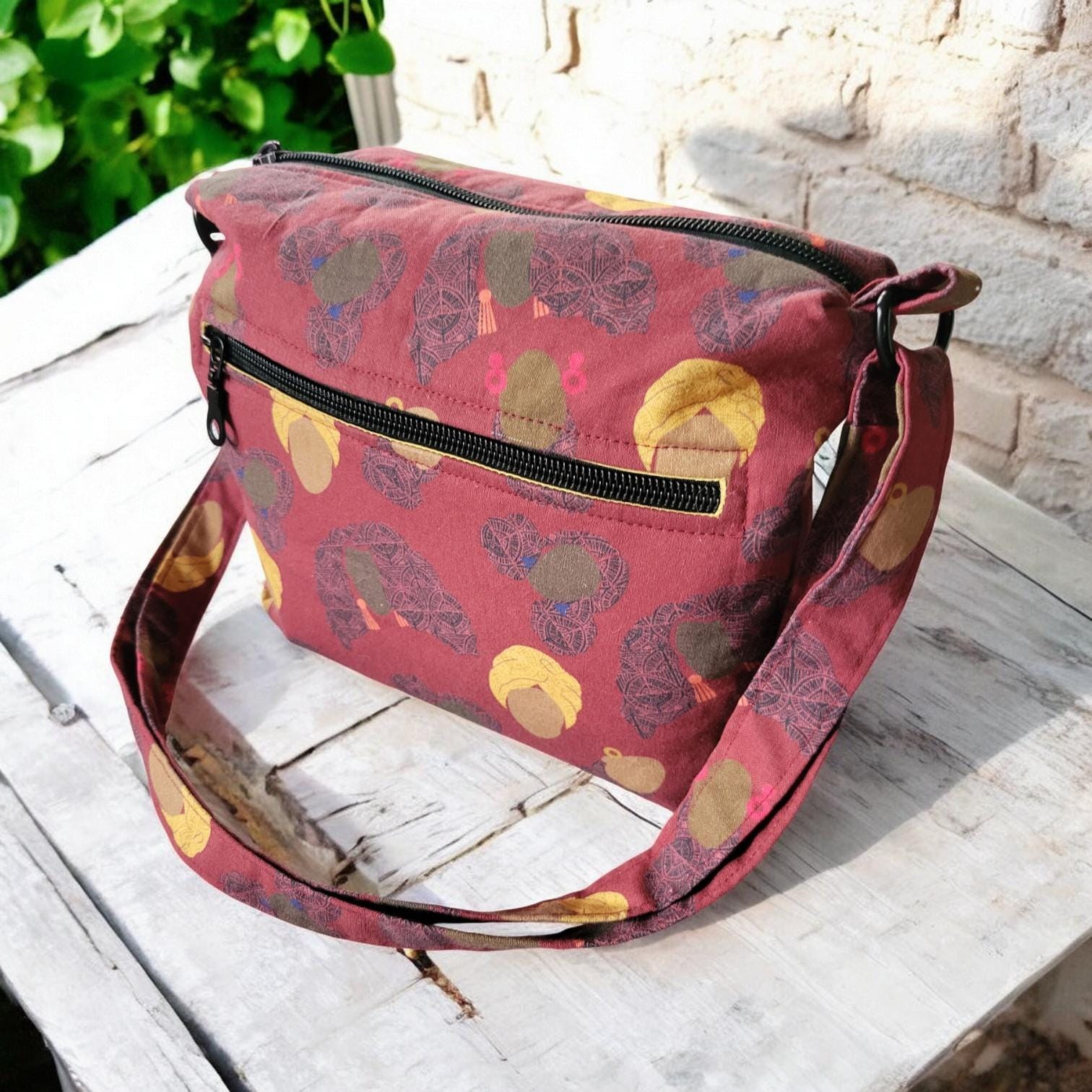 Casual Crossbody Zipper Top Bag, Light Weight Shoulder Bag, view 14