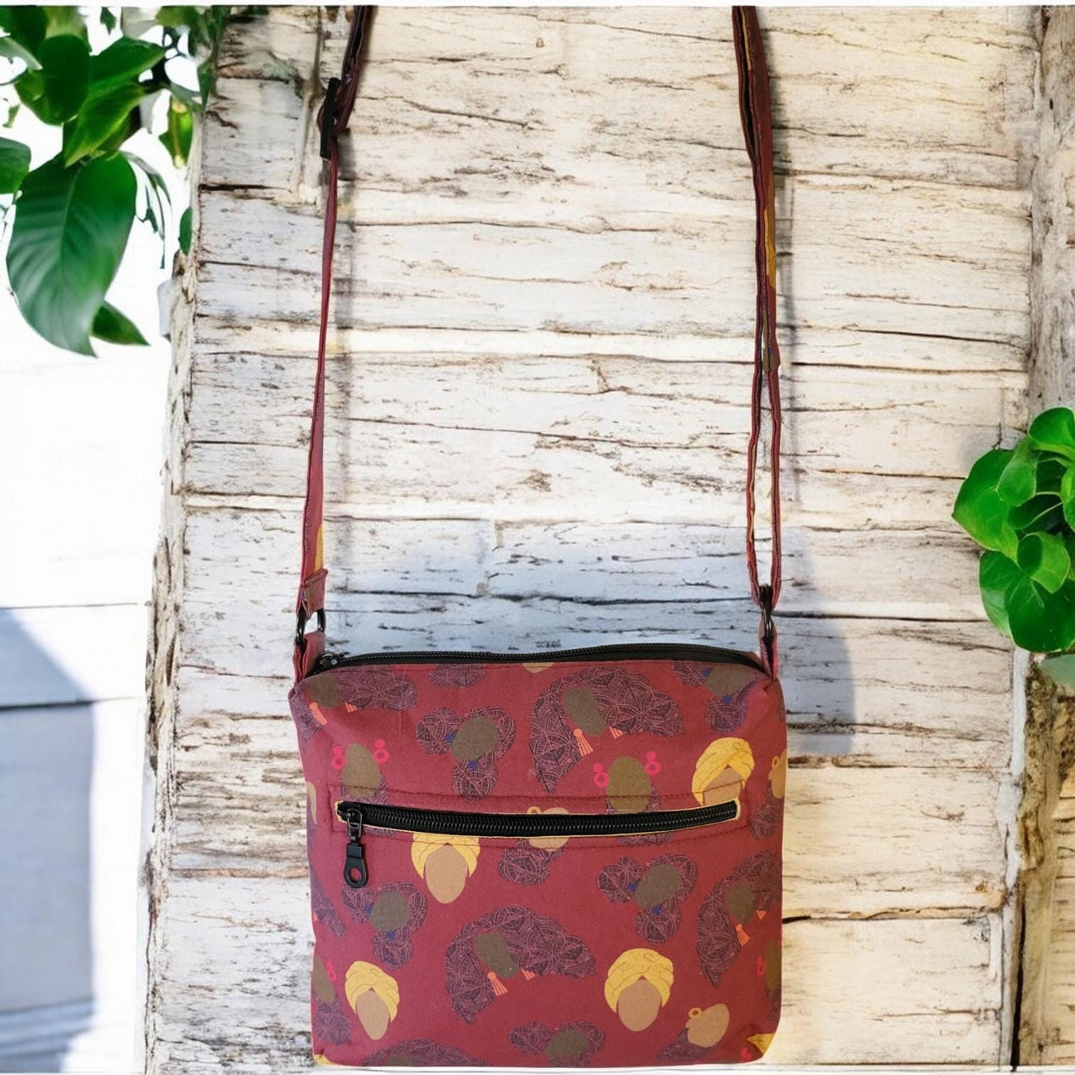 Casual Crossbody Zipper Top Bag, Light Weight Shoulder Bag, view 2