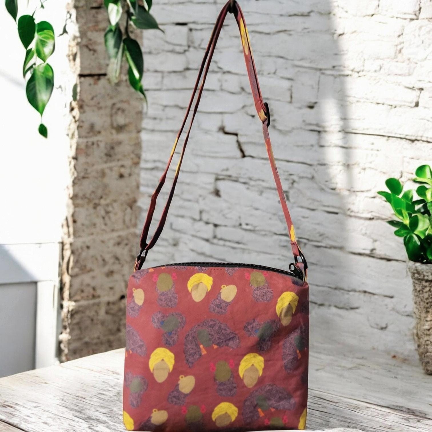 Casual Crossbody Zipper Top Bag, Light Weight Shoulder Bag, view 3