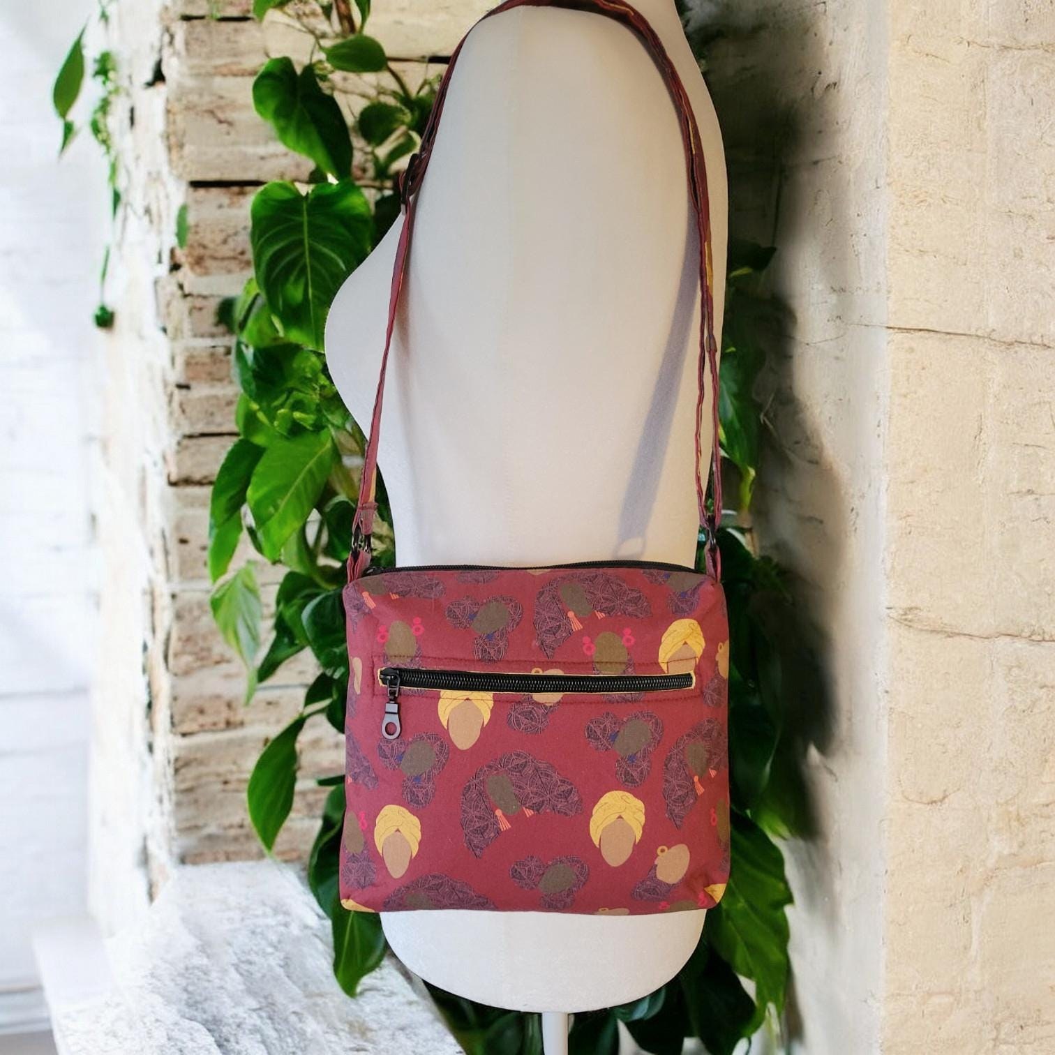 Casual Crossbody Zipper Top Bag, Light Weight Shoulder Bag, view 4