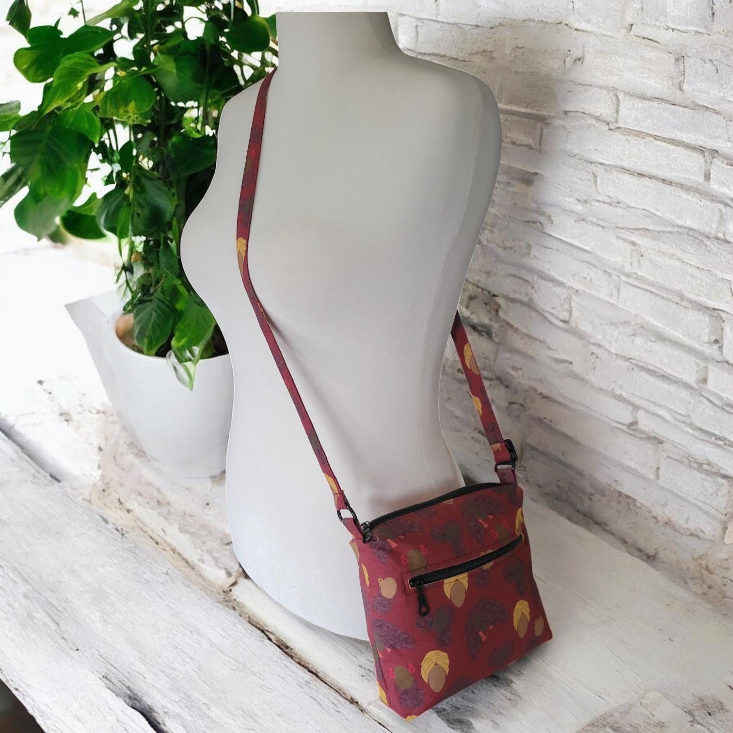 Casual Crossbody Zipper Top Bag, Light Weight Shoulder Bag, view 5
