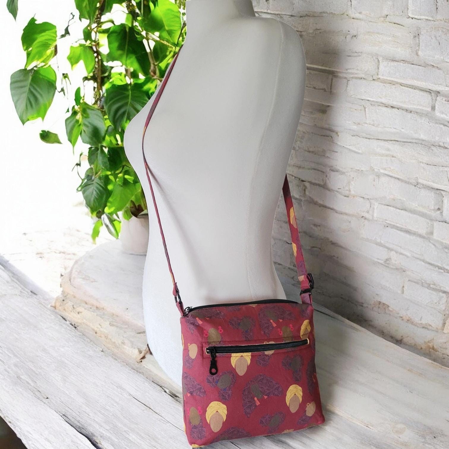 Casual Crossbody Zipper Top Bag, Light Weight Shoulder Bag, view 9