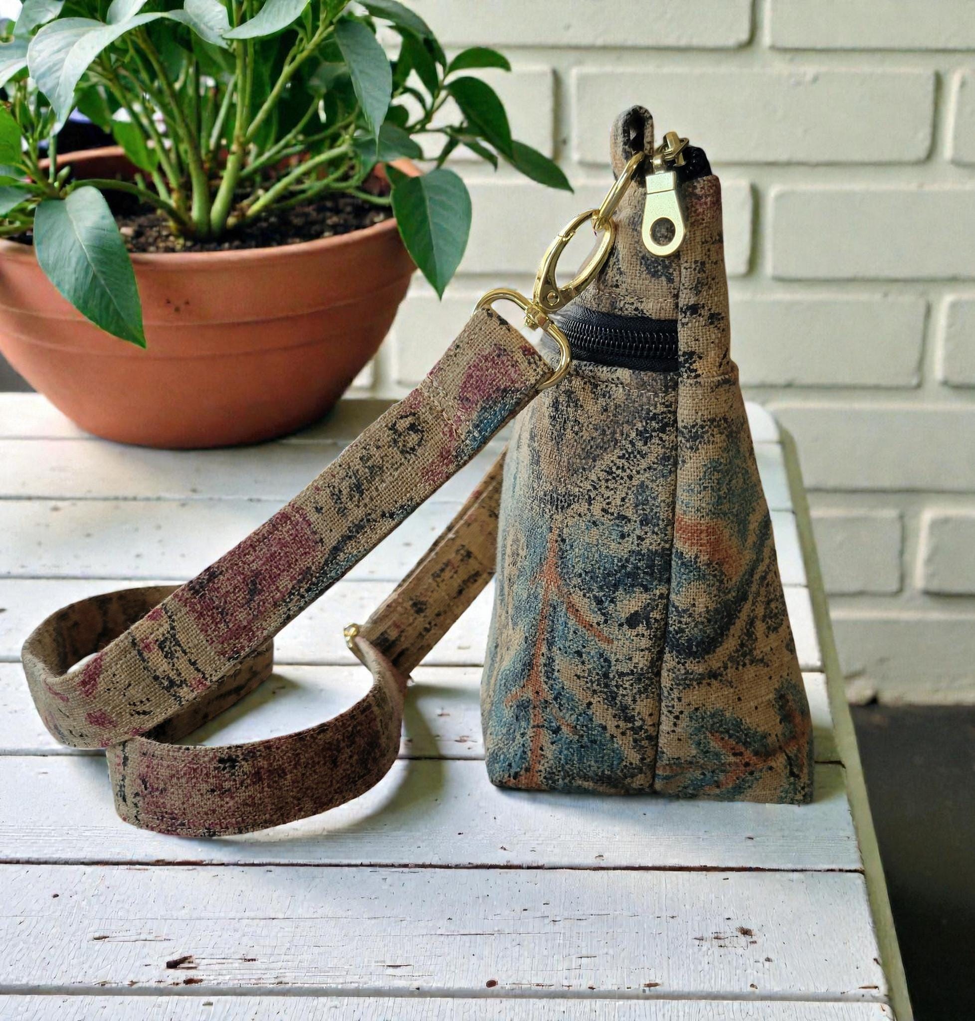 Boho Tapestry Crossbody Bag, Adjustable Strap Purse, Carpet Bag Style, Vintage Inspired, view 16
