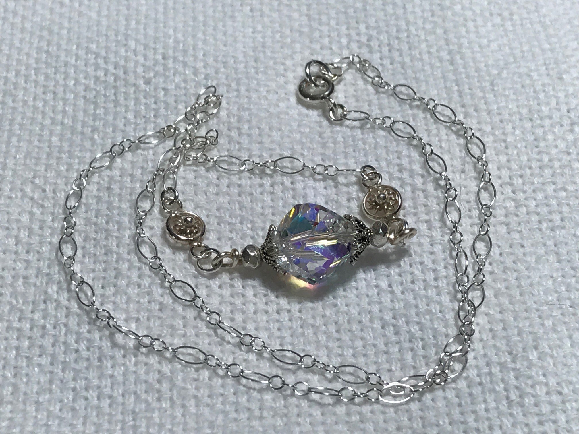 Sparkling Austrian Crystal Drop Necklace