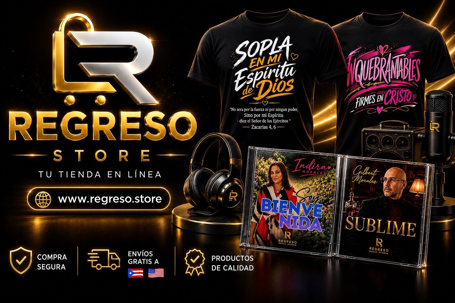 Productos oficiales de Regreso Store