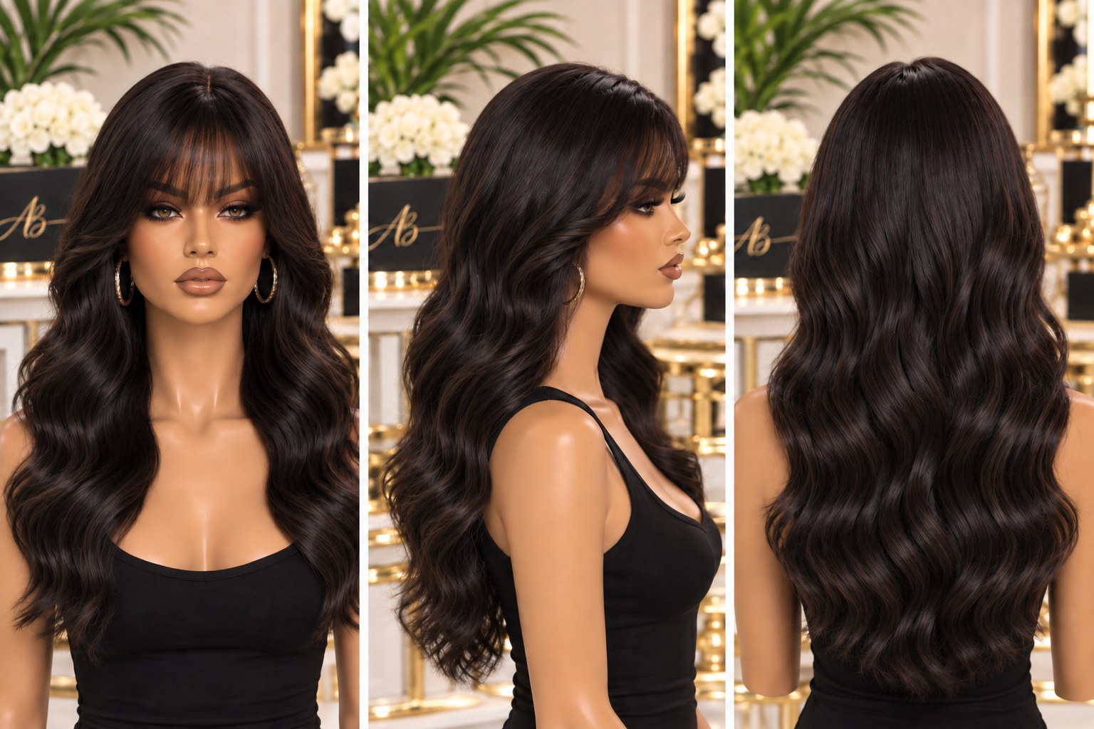 Amara Fringe Waves, front view