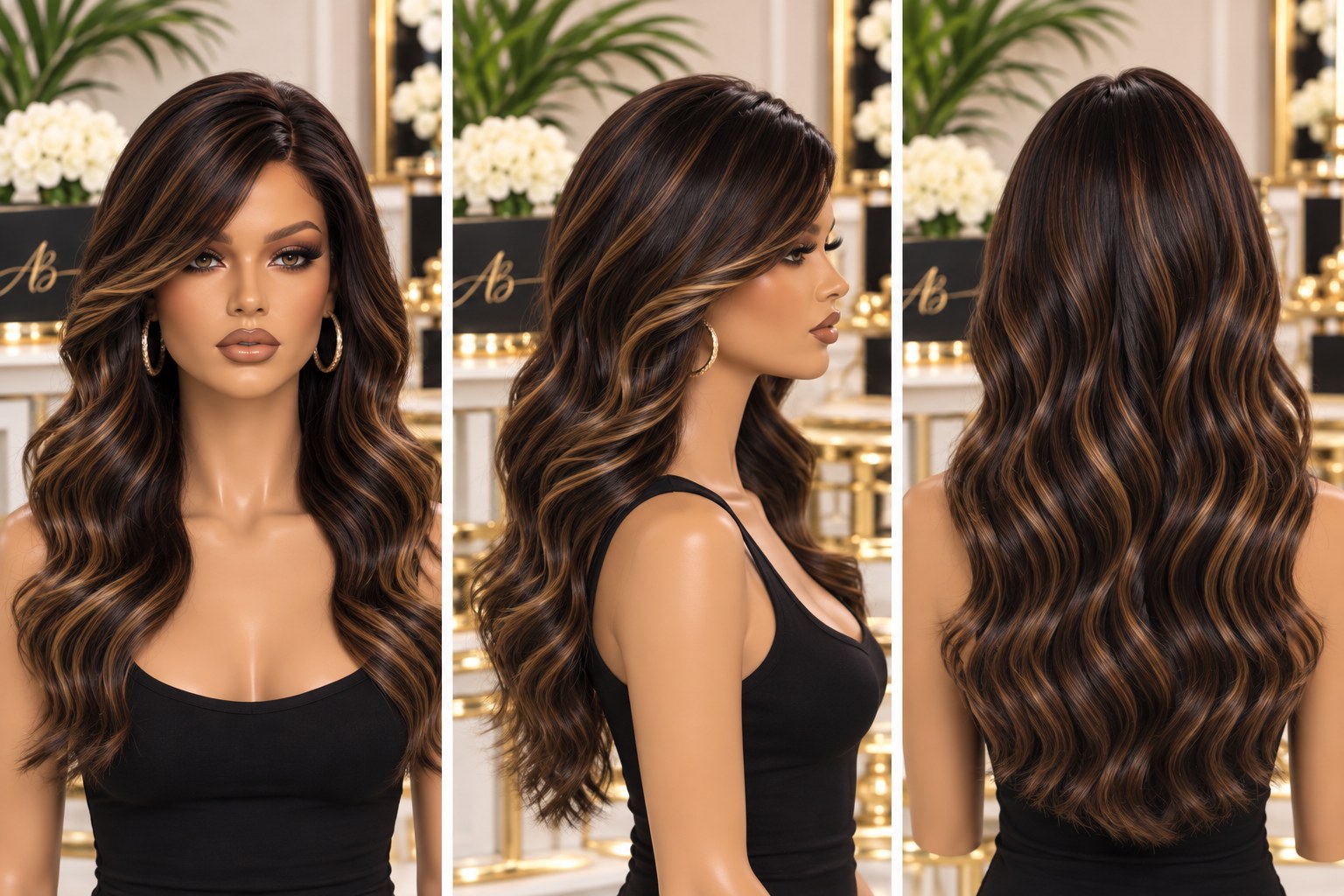 Aria Balayage Waves, front view