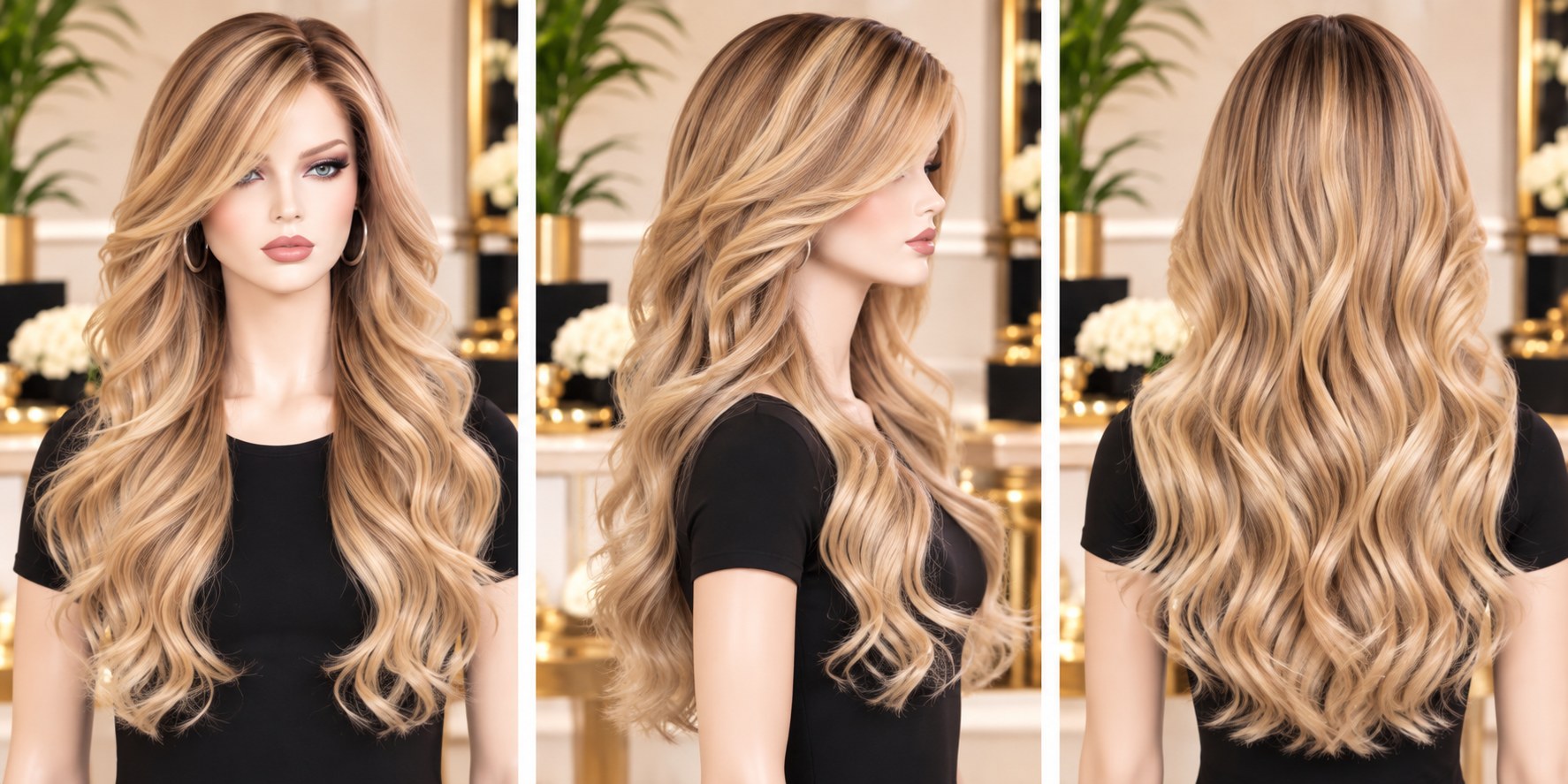 Camille Golden Waves, front view