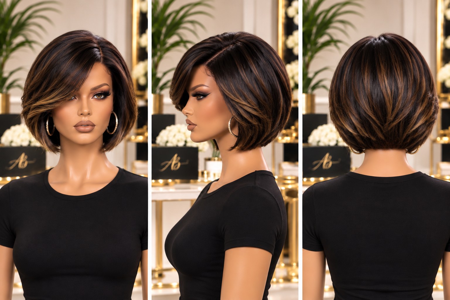 Noelle Sleek Bob, front view