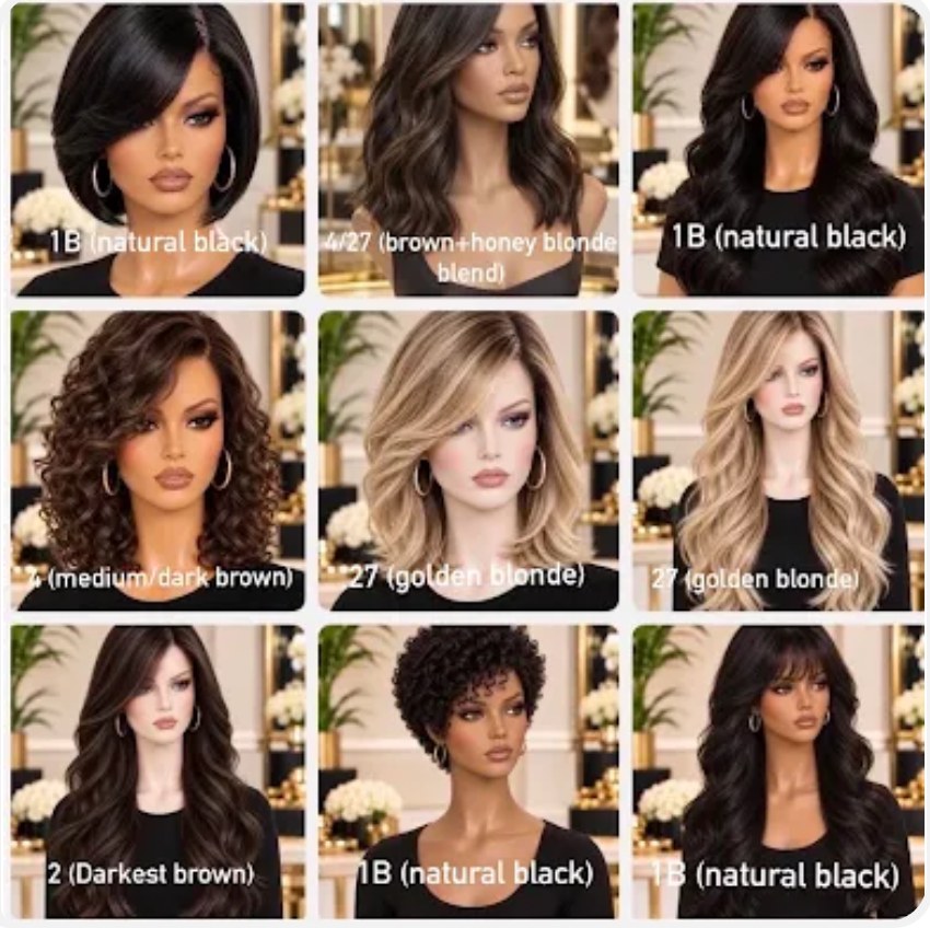 Human-hair wigs in the Acts Beauty collection