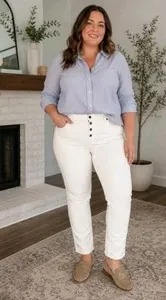 J.Crew 9" High-Rise Skinny Corduroy Pants – Women's Size 32 – Ivory/Cream – NWT