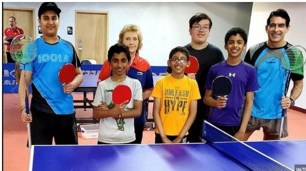 Table tennis club group with MyPingPongBuddy