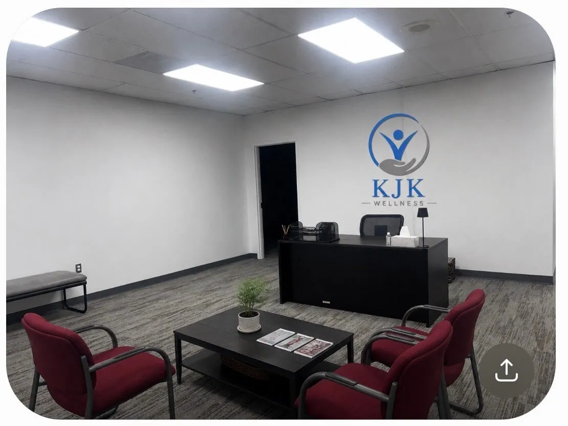 KJK Wellness reception area in Olathe