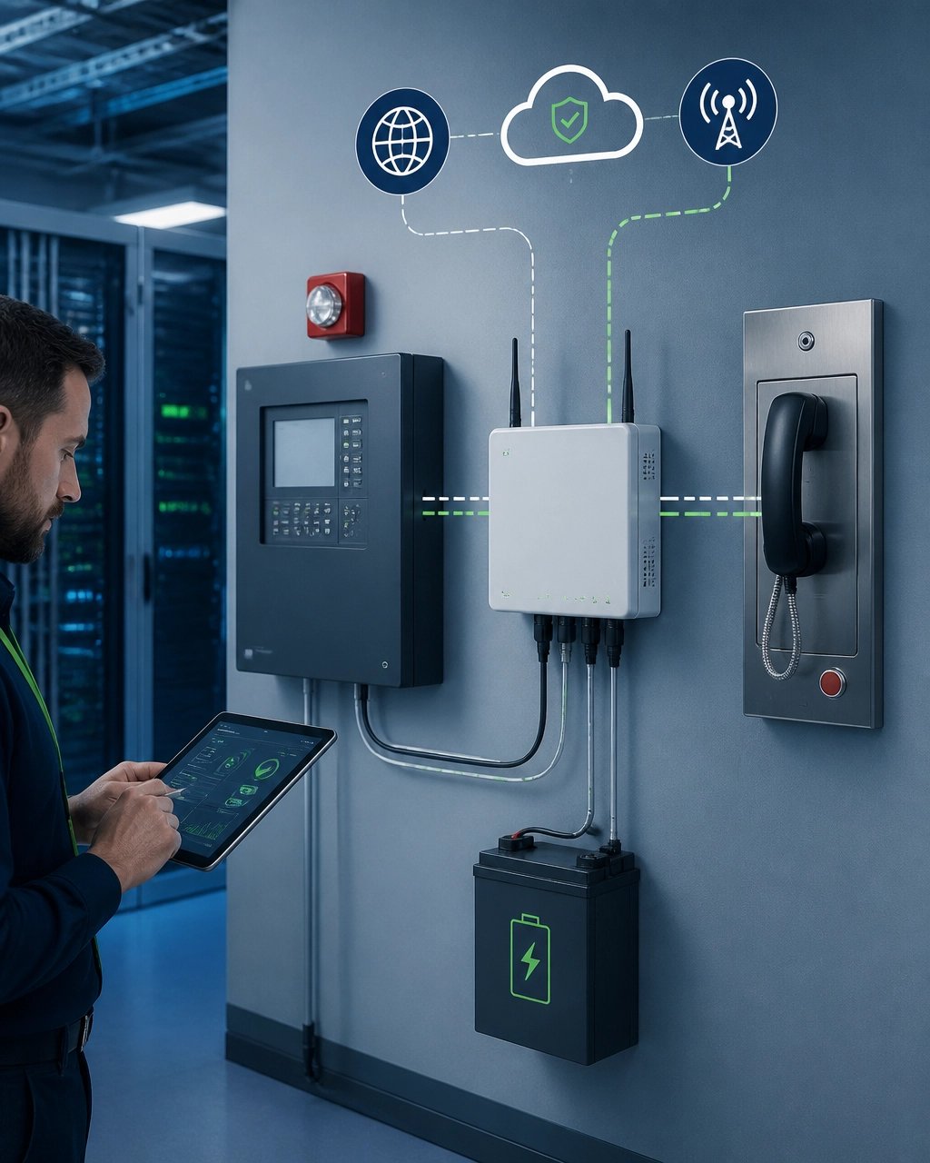 Modern gateway supporting critical analog systems during a POTS replacement project