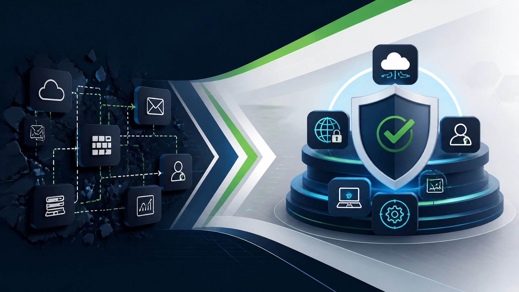 Legacy security tools transitioning into an integrated modern enterprise security architecture