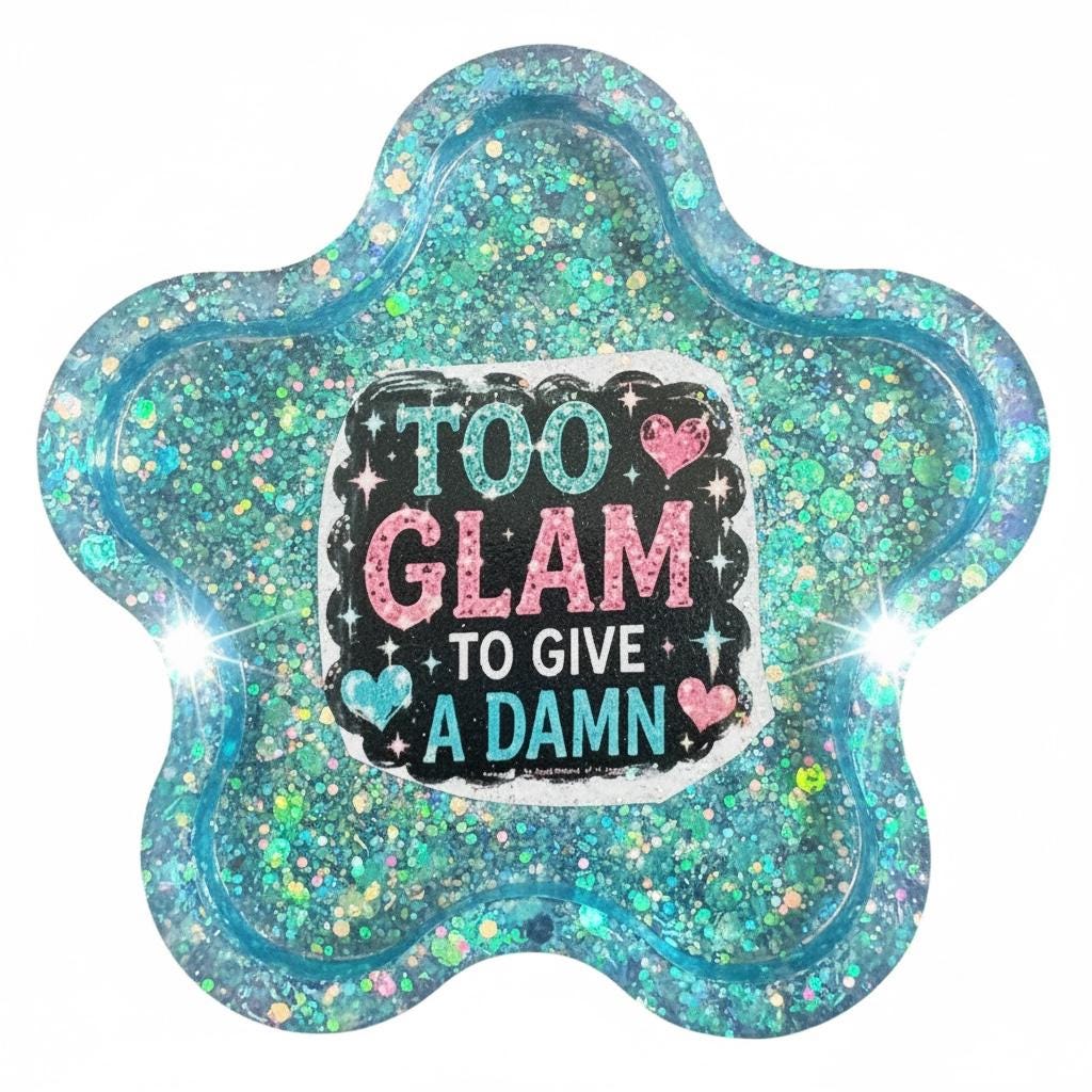 Too Glam Trinket Dish / Desk Catch-All detail 2
