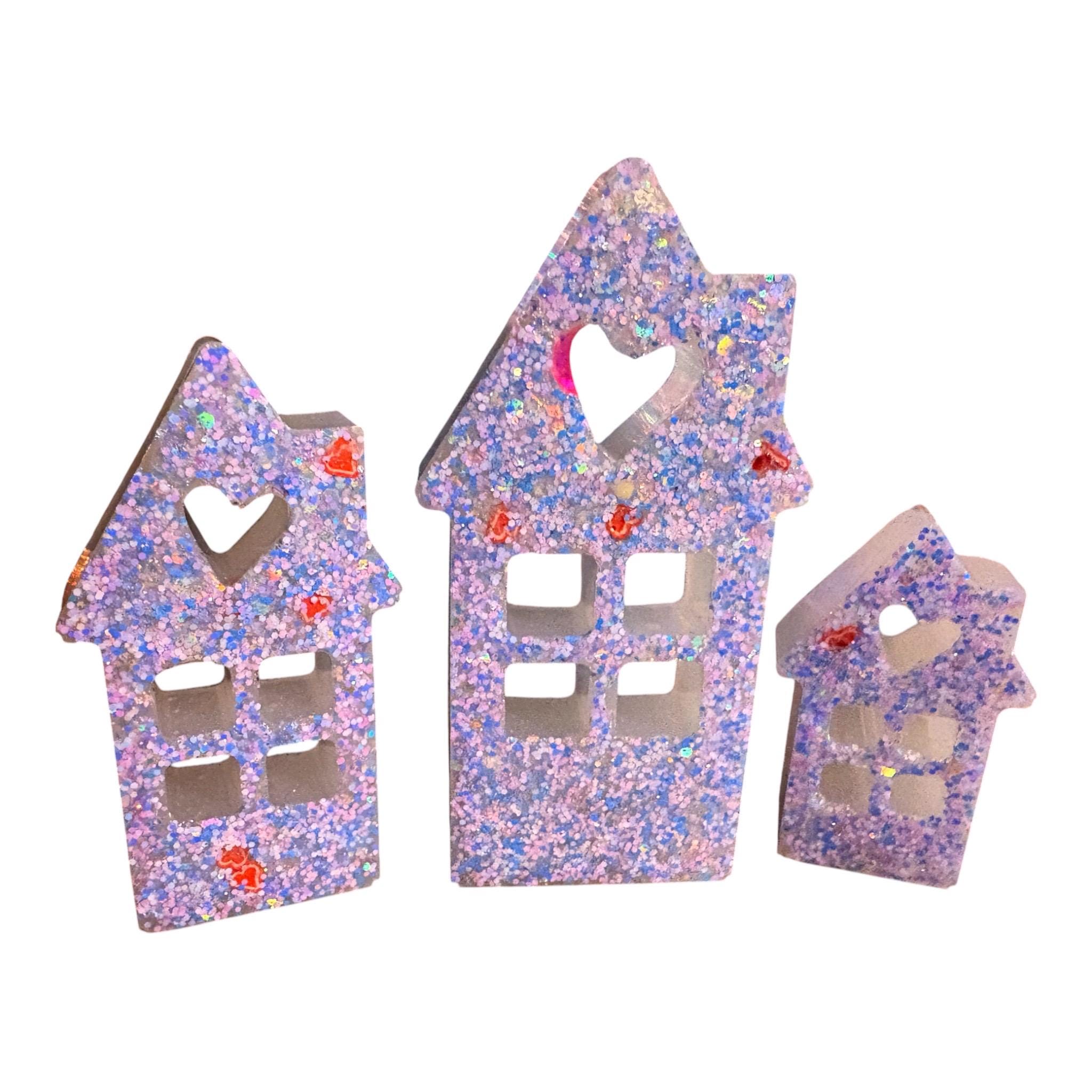 Shimmer Shack House Shelf Sitters Decor