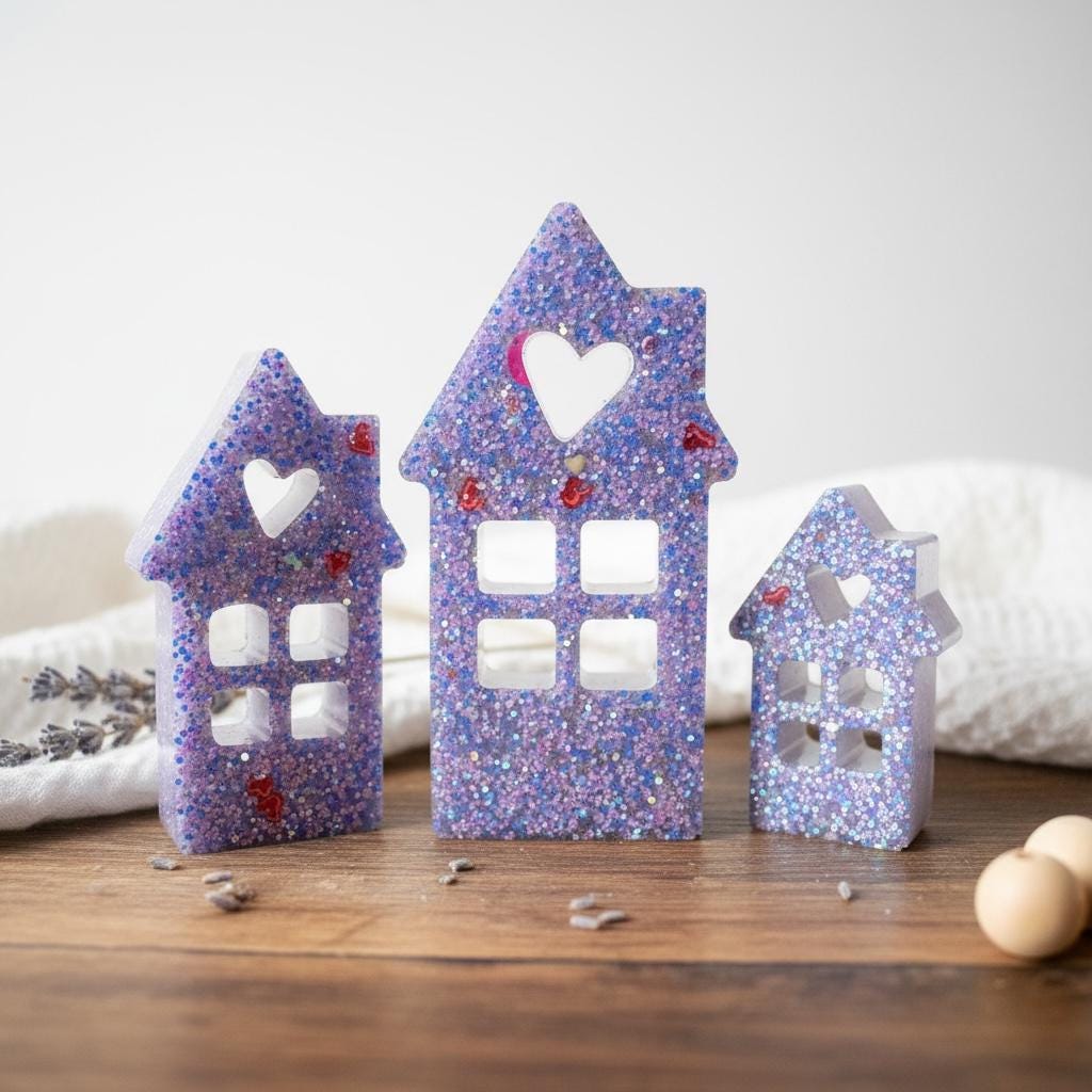 Shimmer Shack House Shelf Sitters Decor detail 2