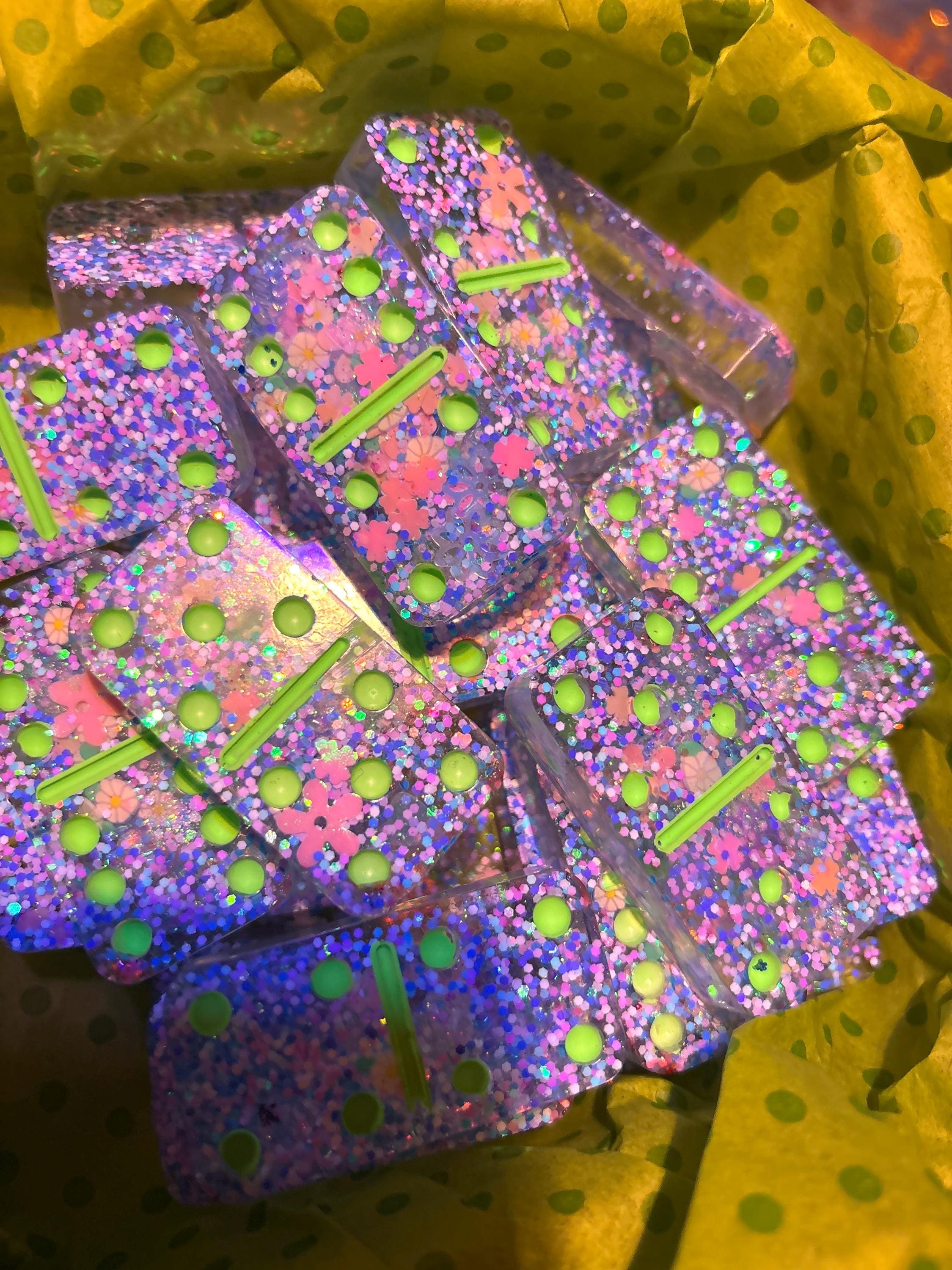 Enchanted Garden Dominos detail 2
