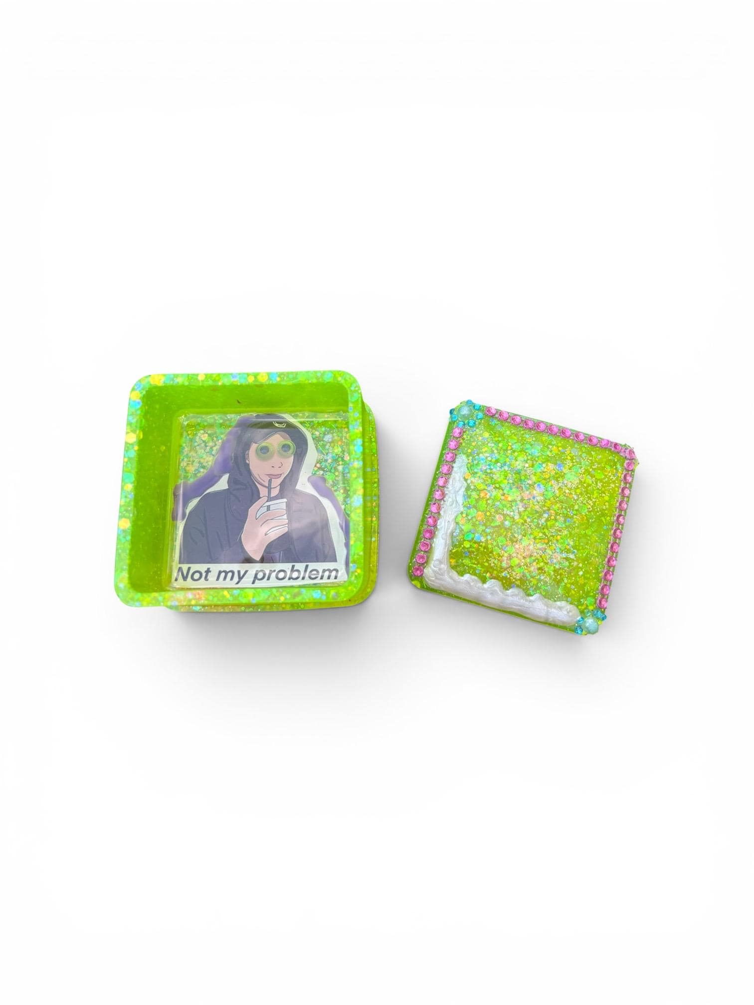 Googly Eyed Zen Master Trinket Box